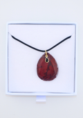 collier artisanal véritable fleurs - rose 